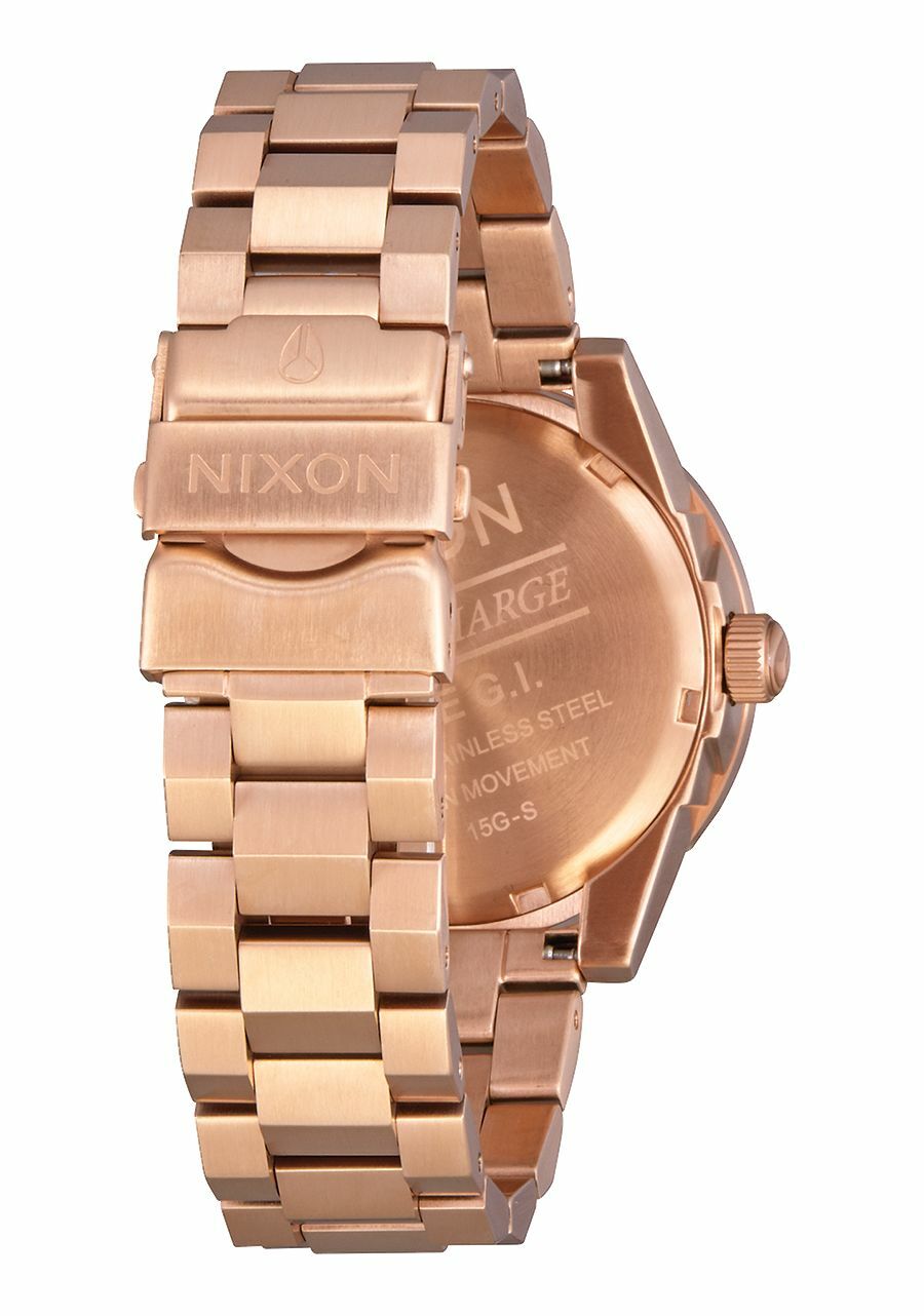 NIXON G.I. SS Women’s Watch – A919 2283 – Rose Gold / Green