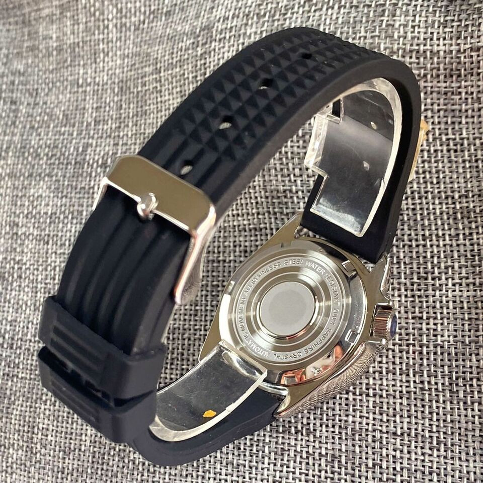 Small SKX 37mm NH36 Diving Mechanical Watch Men Week Day 120 click Ceramic Inset