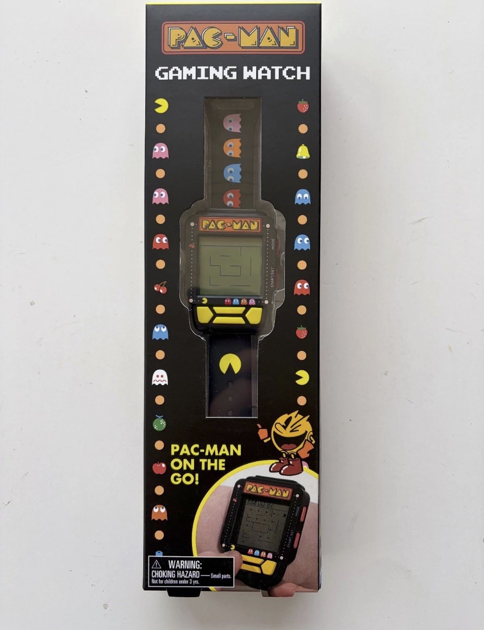 Fizz Creations Pac-Man Retro Digital Gaming Watch Wristwatch