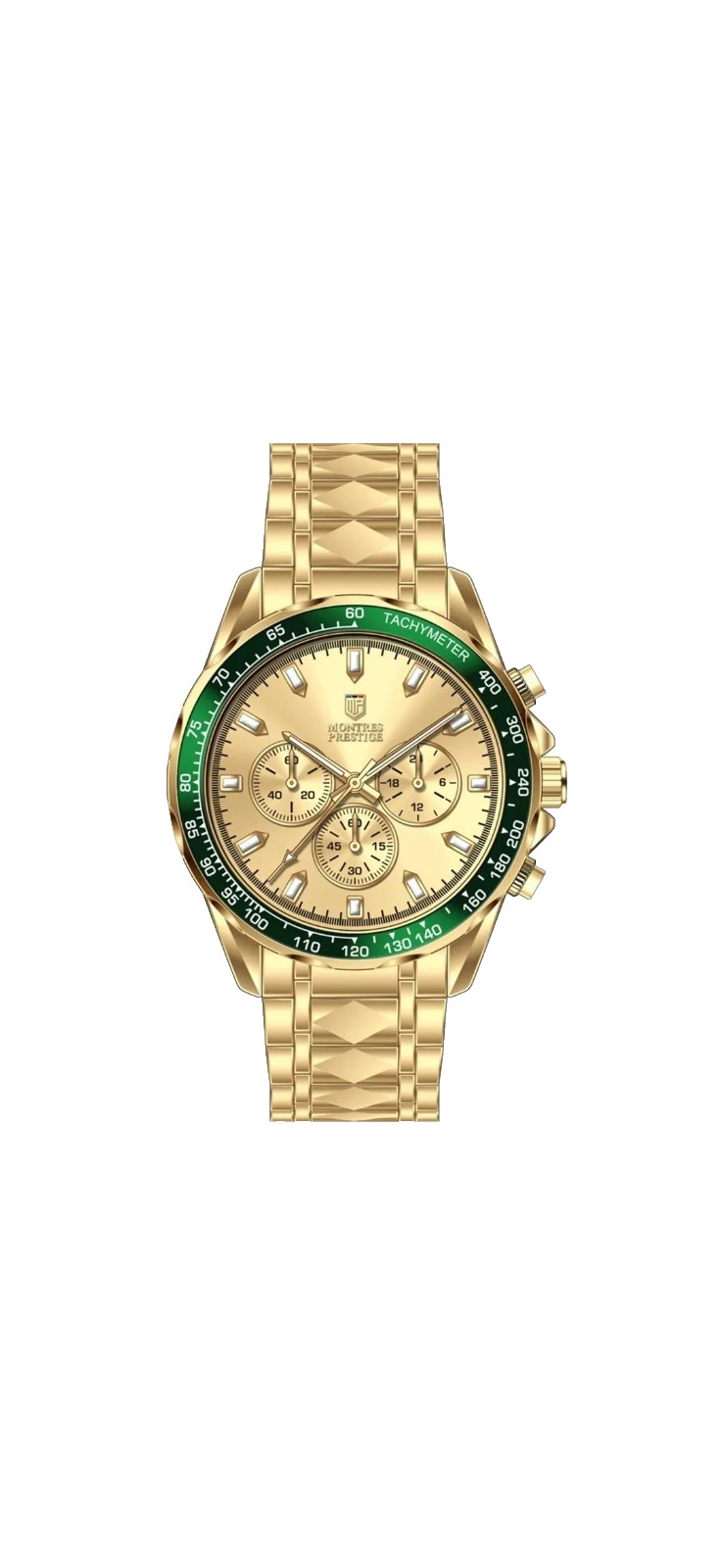Montres Prestige by Invicta Gold Watch Dial & Band MPW-0339