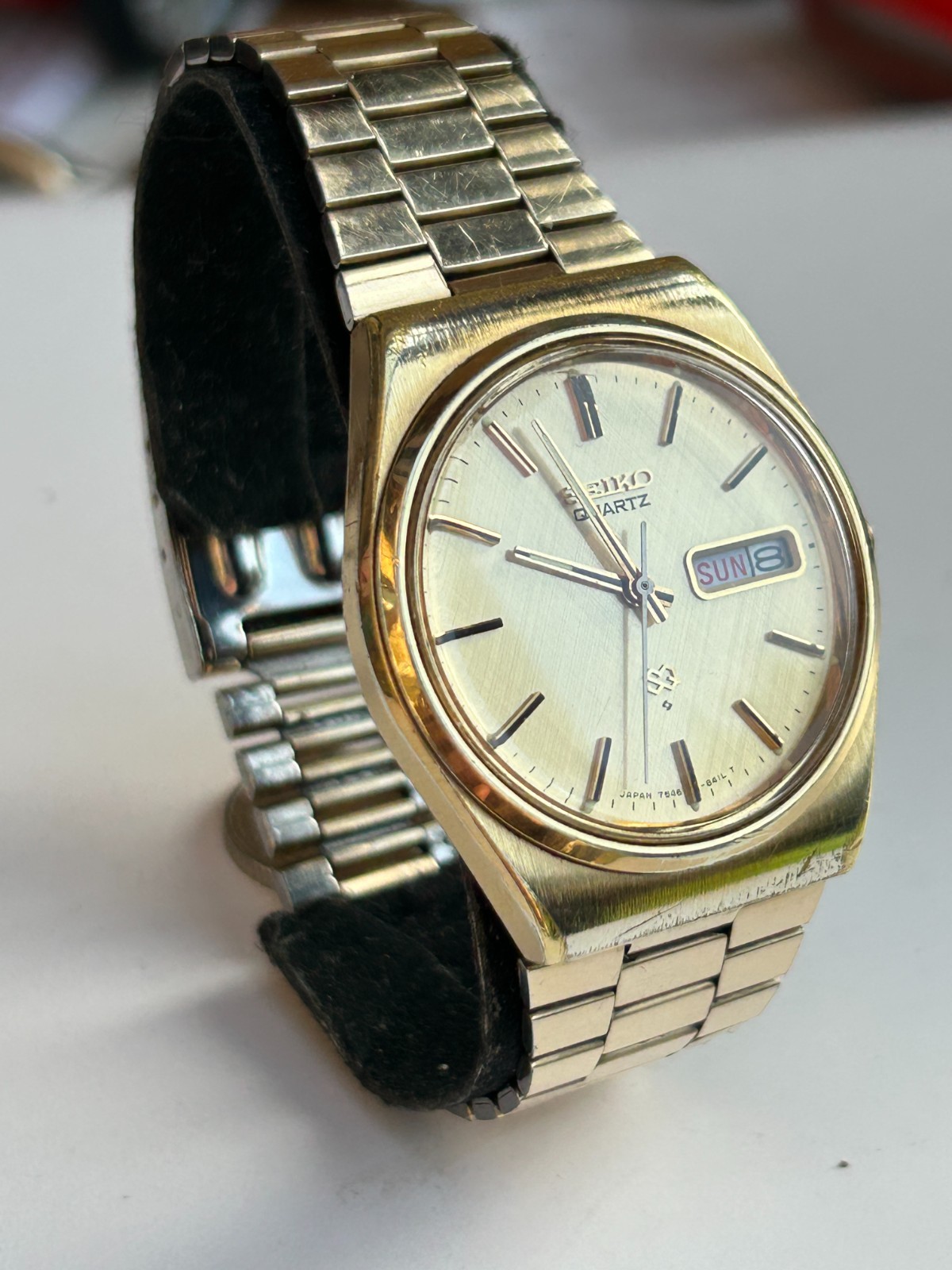 Lovely Gold Seiko Quartz Watch (7546-8200) in excellent unmarked condition