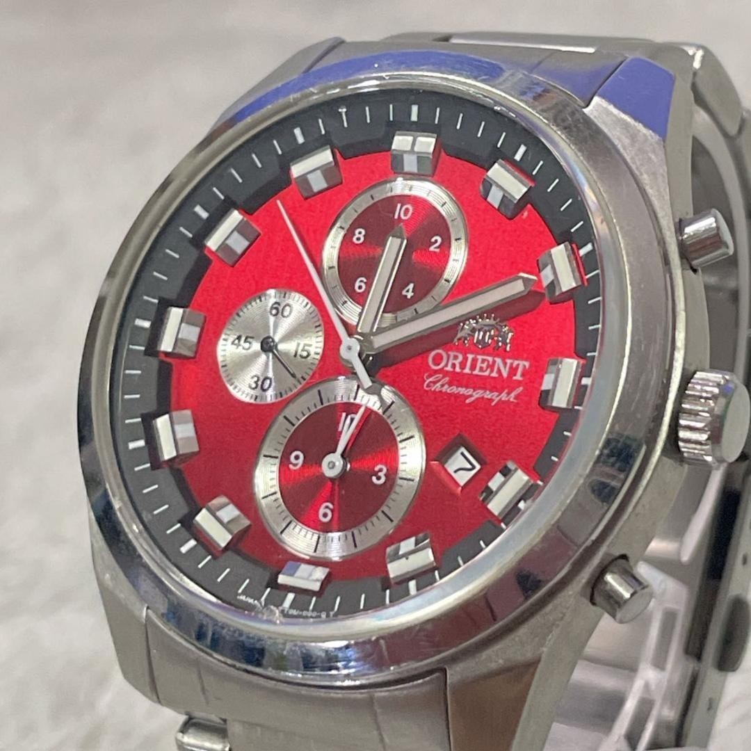 ORIENT NEO70’s Chronograph Red Dial Men’s Watch From Japan Quartz