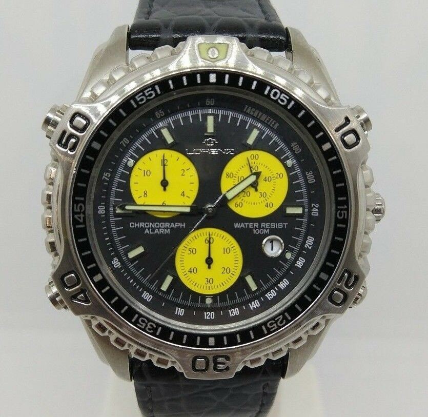 Men’s Diving Chronograph Watch WR 100M Lorenz 17303BH