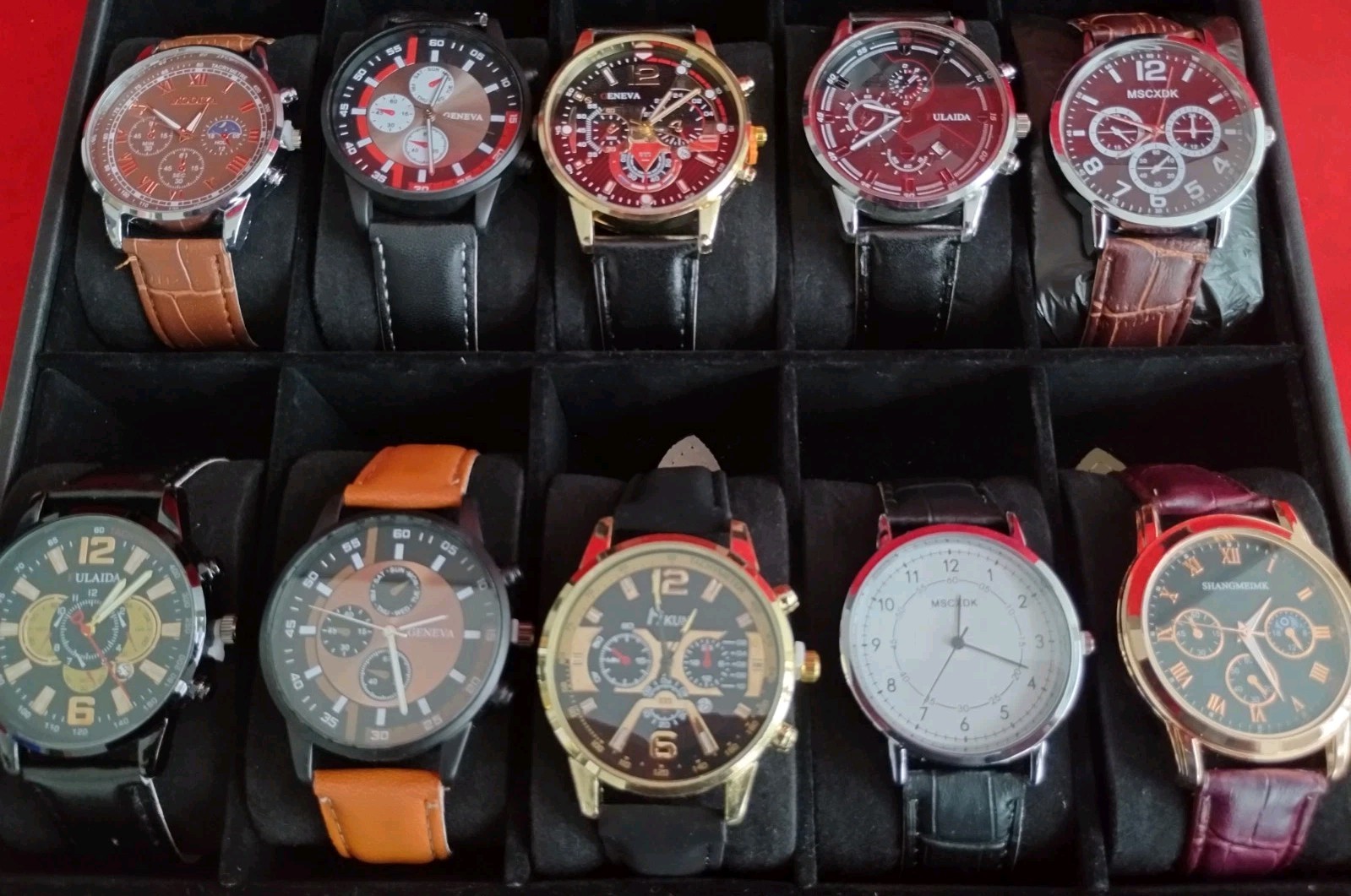 10 NEW Men’s Watches CLOSEOUT OVERSTOCK CLEARANCE DEAL Men Watch Lot IPHONE 46