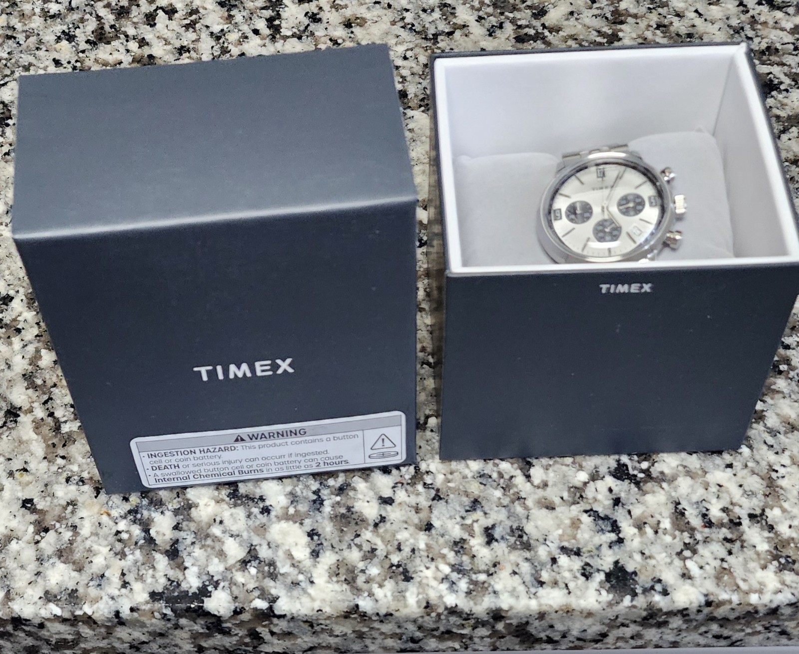 Timex Marlin Chronograph Tachymeter Watch NIB
