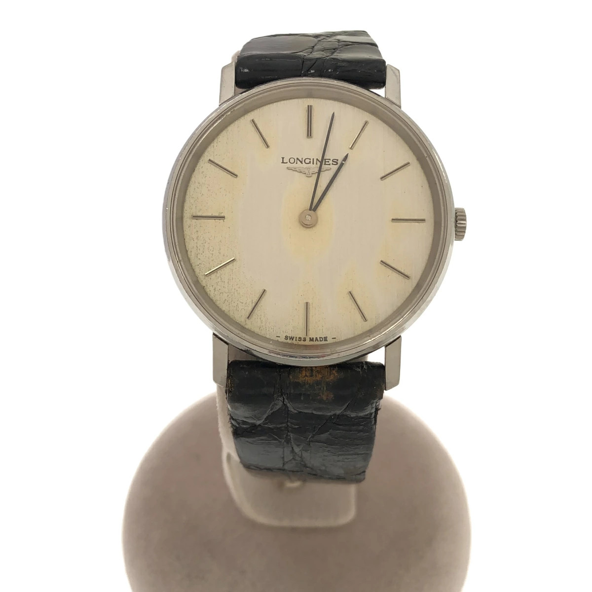 Longines 4127 847 L847.4 Manual Wind Silver Dial Watch