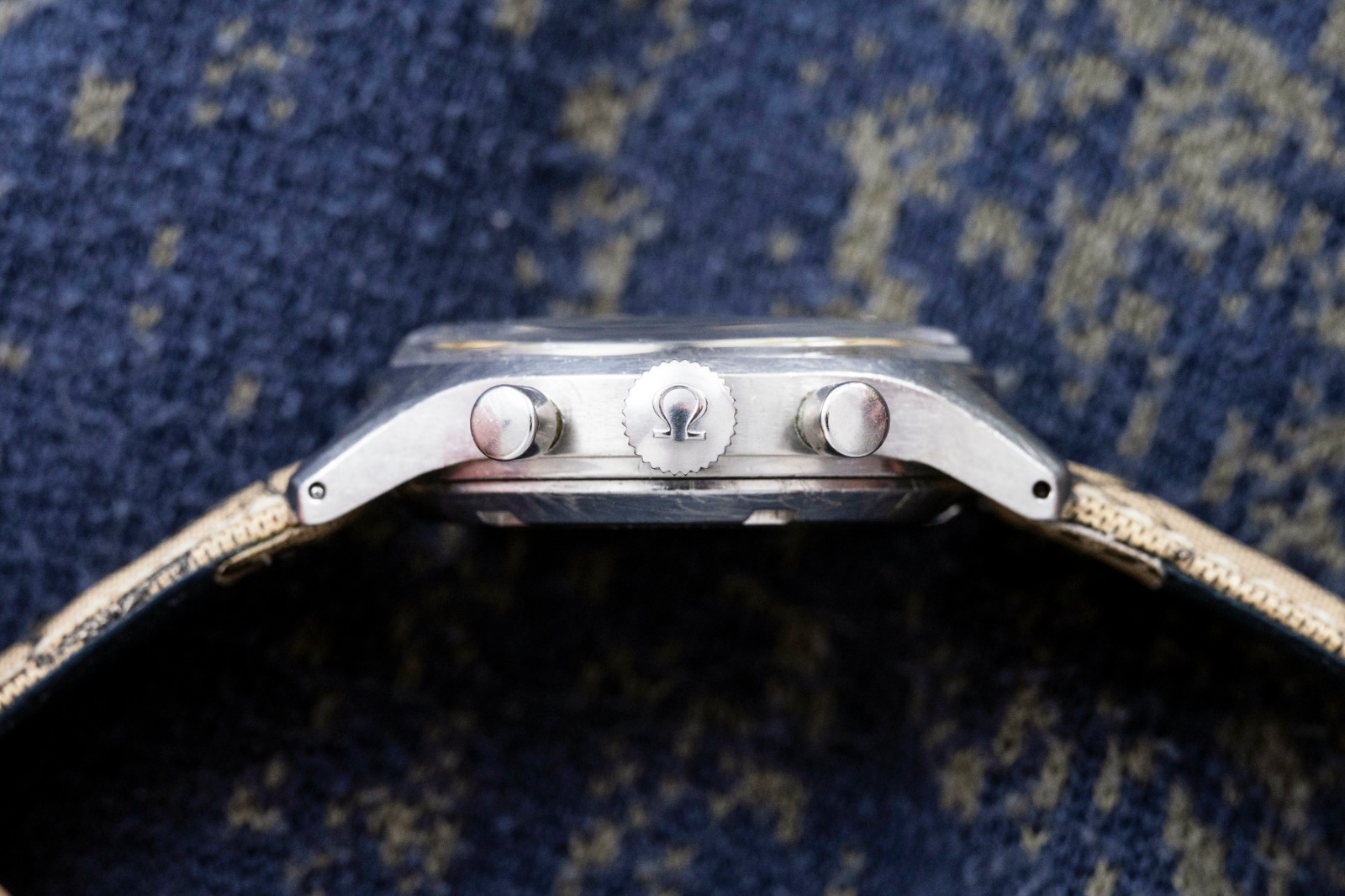 Tissot Chronograph – Cal 27CH – Omega Crown – Tropical Butterscotch Dial – 1947