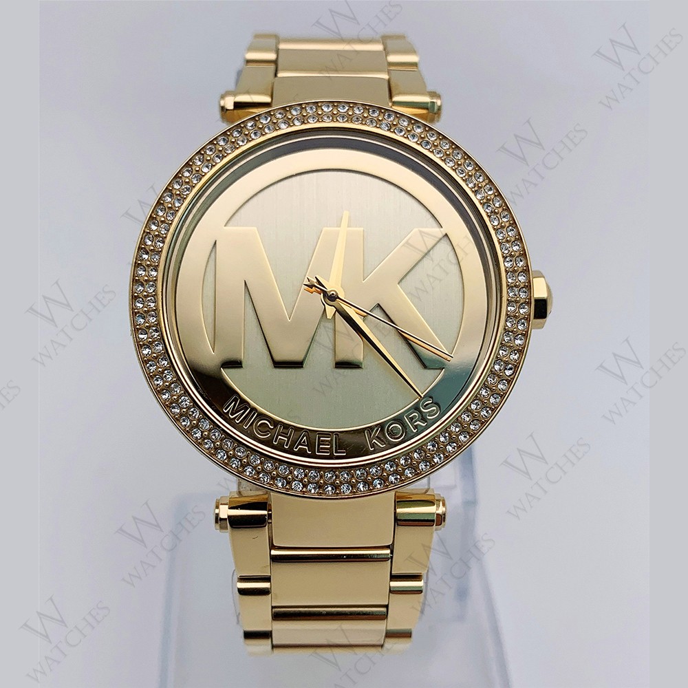 New Michael Kors MK5784 Women’s 39mm Parker Gold-Tone Stainless Steel Watch