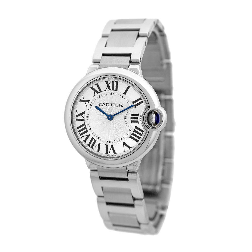 CARTIER Stainless Steel 36mm Ballon Bleu de Cartier W69011Z4 Box Warranty