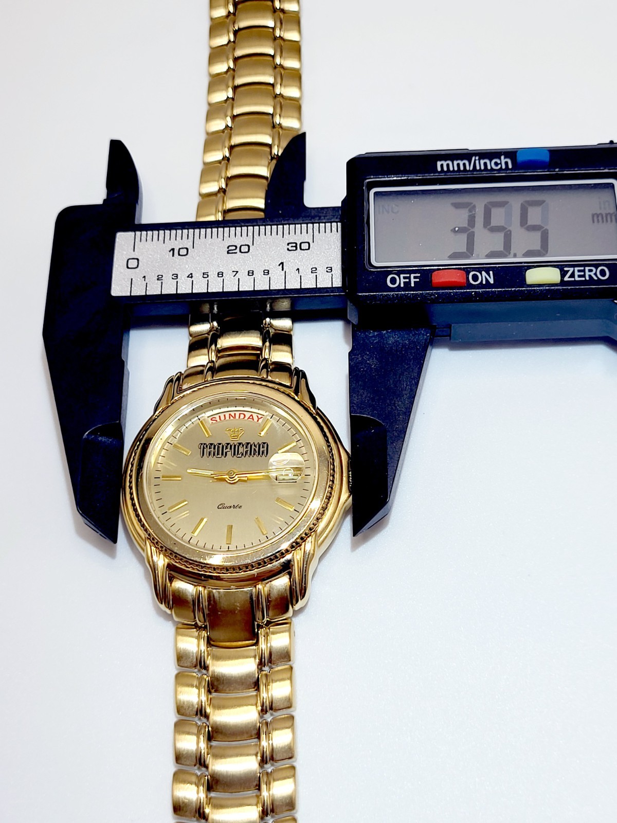 Jules Jurgensen Tropicana Watch 1980’s [New] 35mm Unisex Day-D Date New Battery