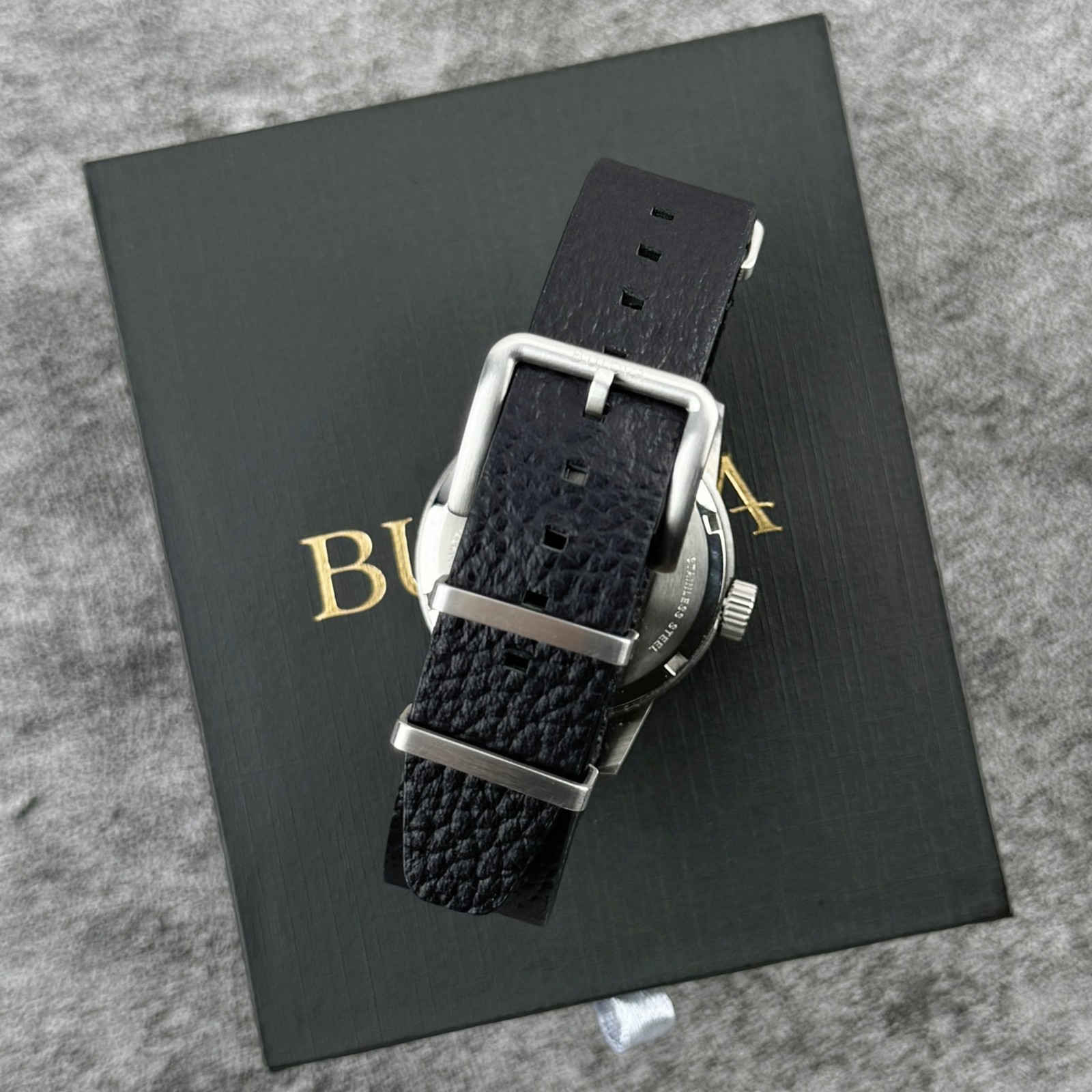 Bulova Men’s Military Heritage Hack Ivory Dial Automatic Men’s Watch 98A246