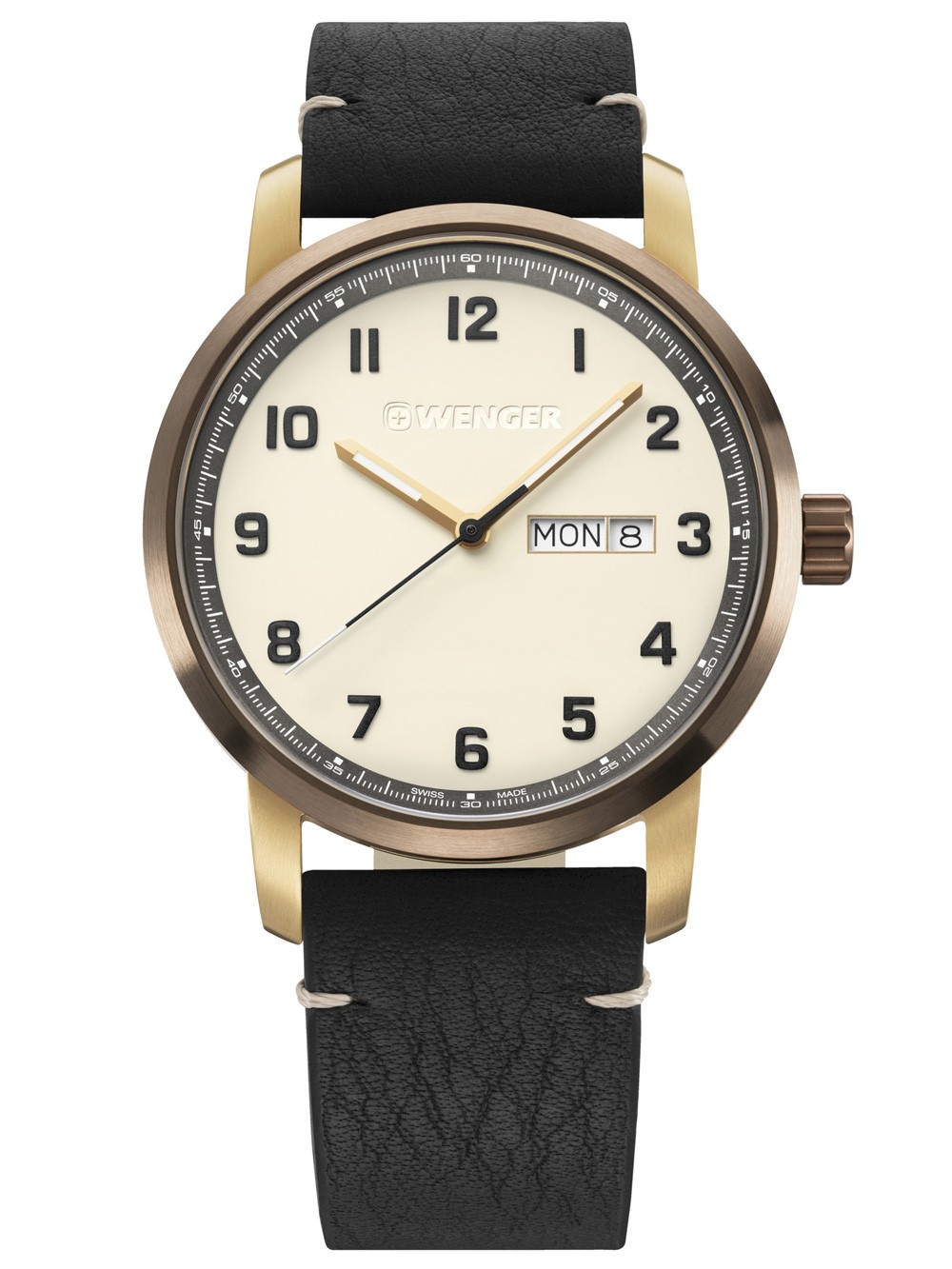 Wenger 01.1541.124 Attitude Mens Watch 42mm 10ATM