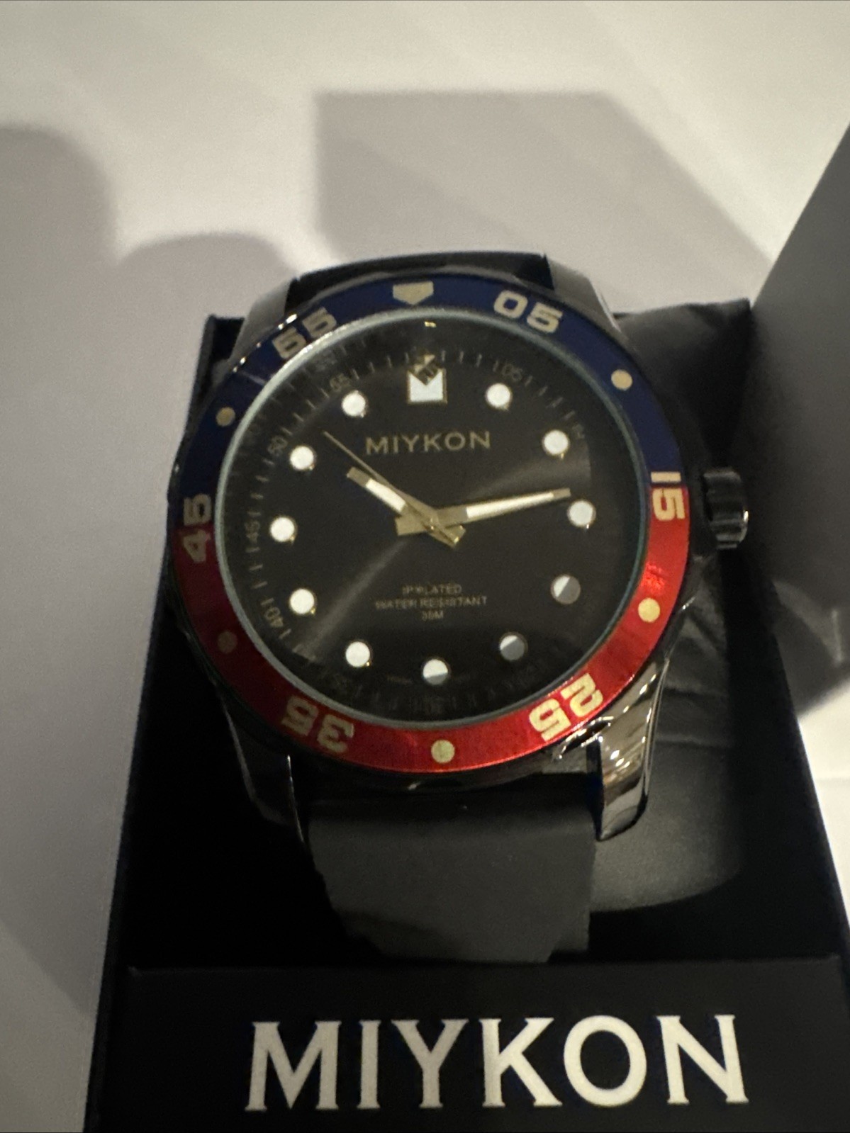 Miykon Men’s Quartz. All. New Water Guarantee To 33meters 100+ Feet Deep