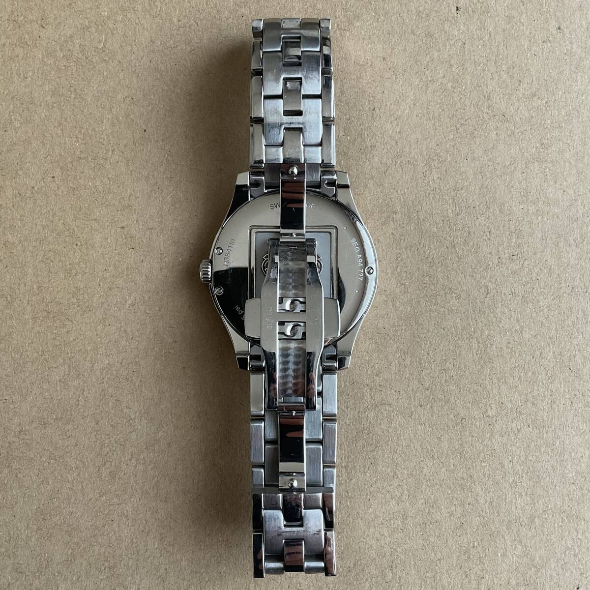 HAMILTON Jazzmaster Small Second Quartz Gray Dial H384110 Swiss Made Watch