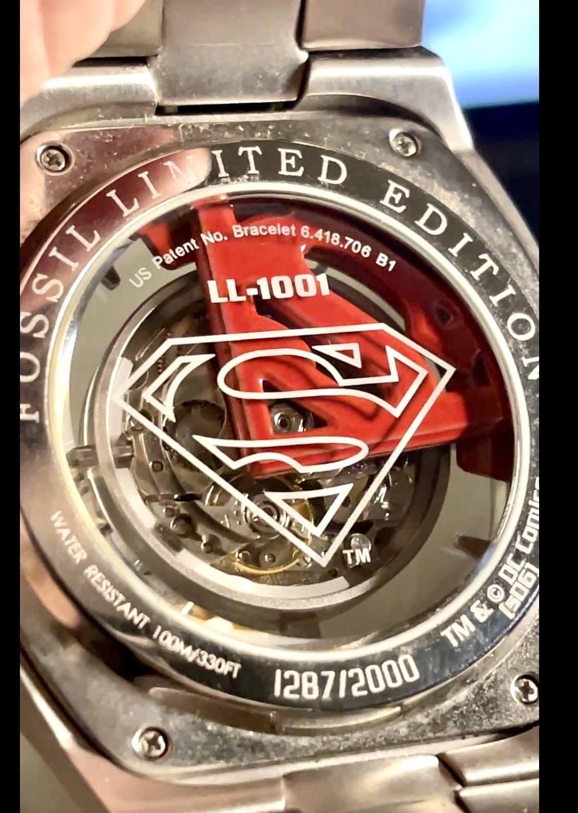 Fossil Superman Automatic Rotor Watch – Limited Edition from 2006