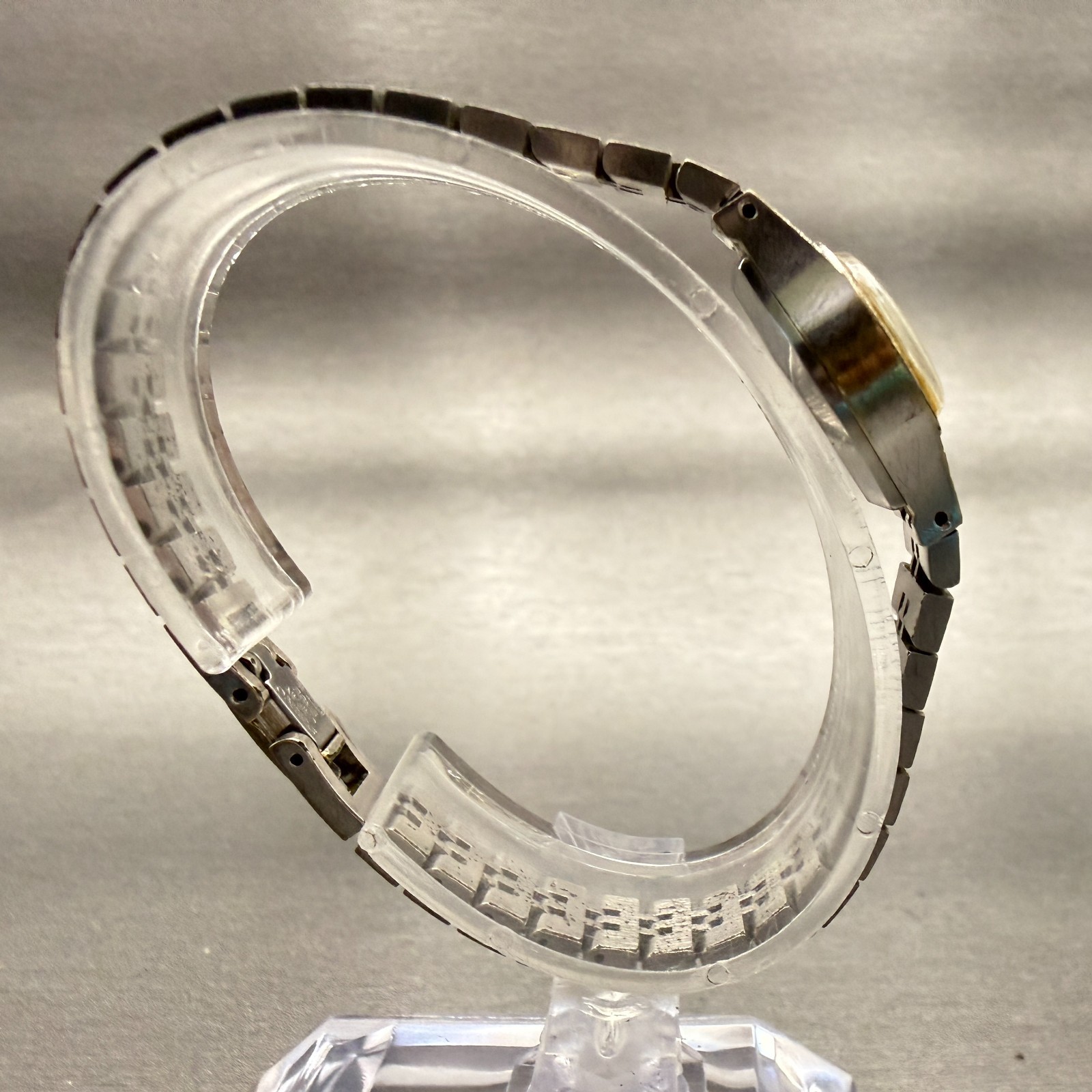Seiko Watch Women 17mm Silver Dial Silver Tone Oval 11-7619 Vintage Works Manual