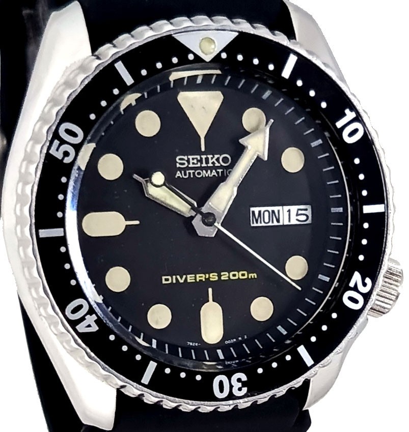 Vintage SEIKO diver SKX007 Genuine «Sallow» dial, 7S26-0020 case & movement