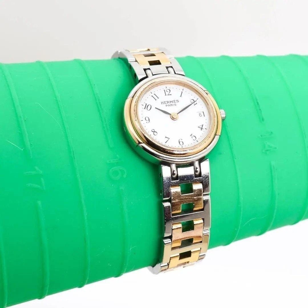 Working Hermes Windsor Watch Antique H Belt 3307
