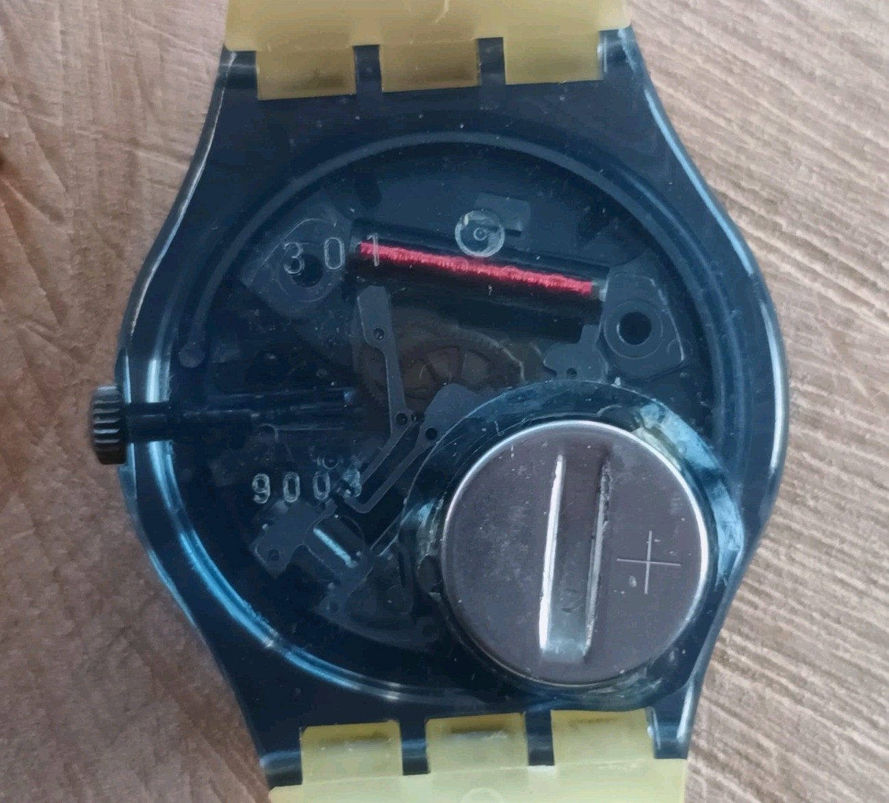 SWATCH WATCH GM111 SARI 1993 COLOURFUL DESIGN WITH HINDU MOTIFS ON THE STRAP