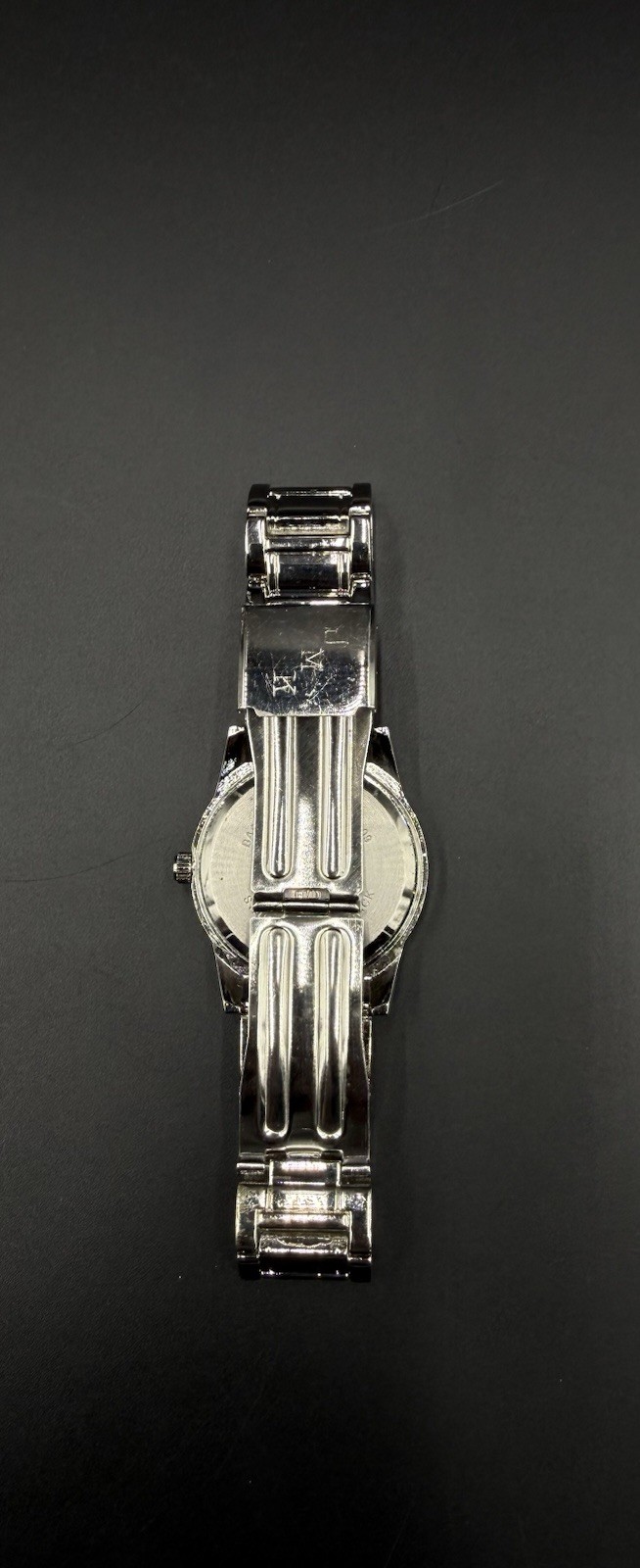 FMD 33mm Silver Tone Black Dial Sport Style Quartz Watch FMDWS068 Hip Hop