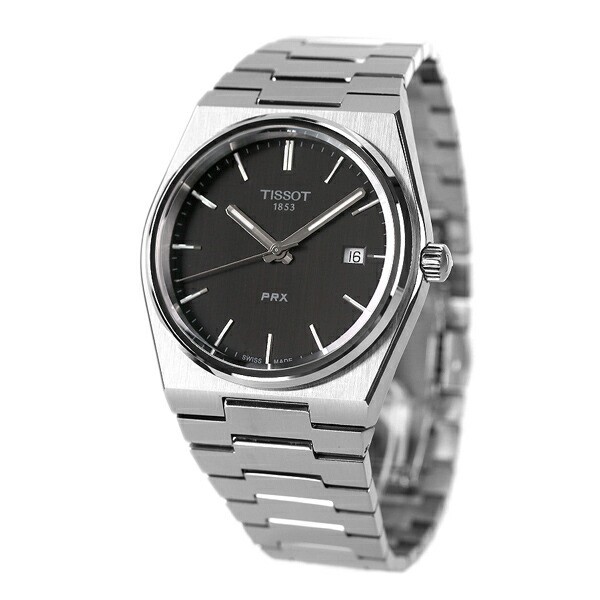 TISSOT PRX T137.410.11.051.00 Black Quartz Stainless Men’s Watch New in Box