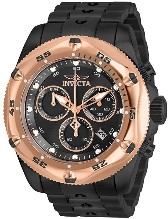 INVICTA MEN’S 31613 PRO DIVER QUARTZ CHRONOGRAPH BLACK DIAL WATCH MSRP $359