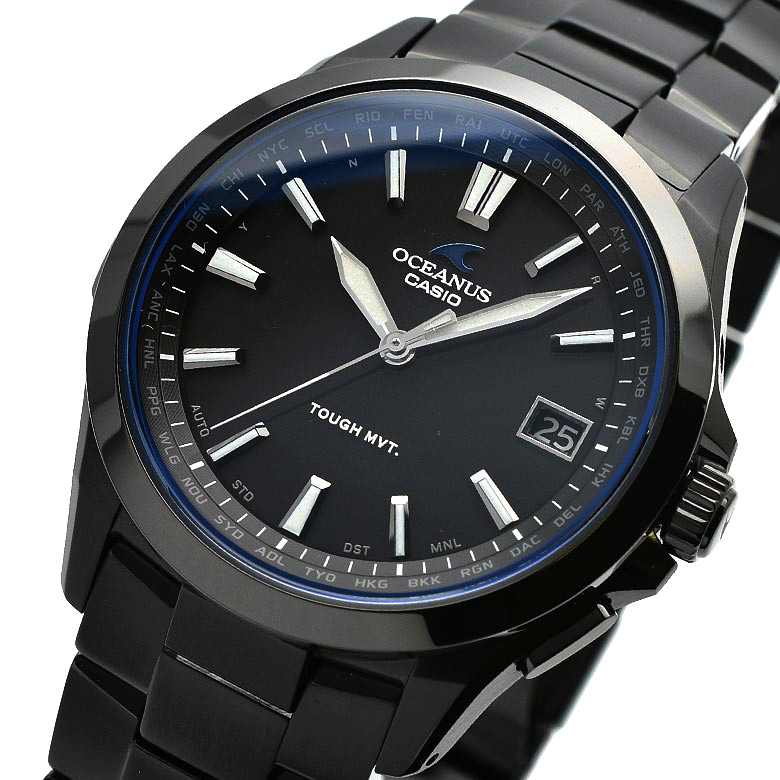 Casio Oceanus OCW-S100B-1AJF Radio Solar Black 41.5mm Watch
