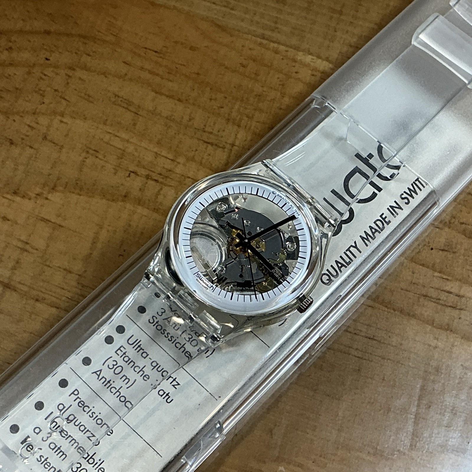 1998 JELLY FISH STYLE – SEE THRU – CLEAR [ NOS ] 34mm