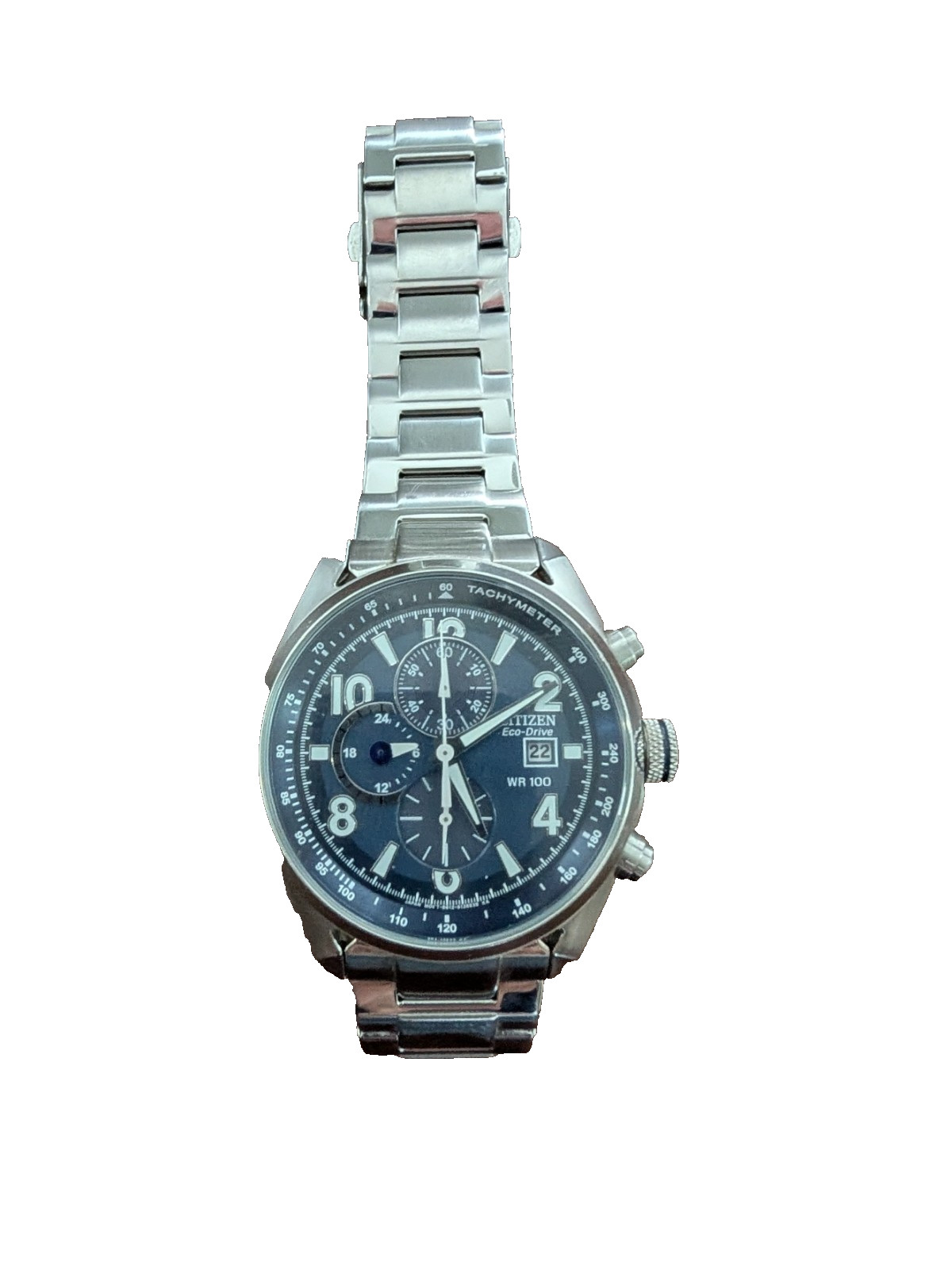 Citizen Chandler Solar Powered Quartz Eco-Drive Blue Dial Men’s Watch CA0365