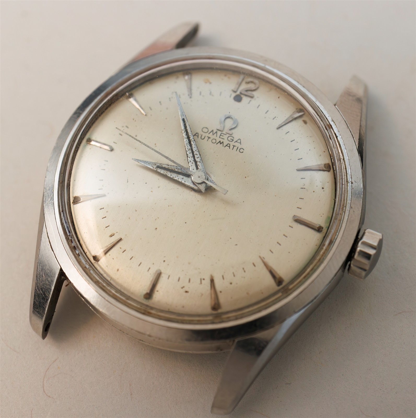 Vintage 1956 Omega Automatic Seamaster Cal. 500 Stainless Steel Watch 2869-1 SC