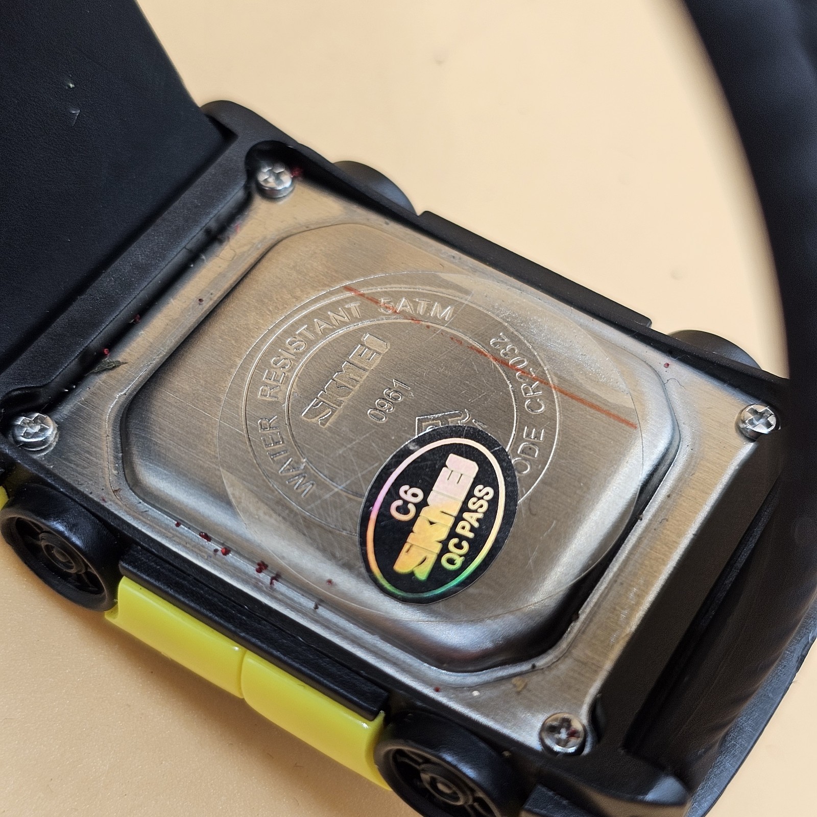 SKMEI Lamborghini Speedometer Men’s Digital Alarm Day/Date Watch New Battery