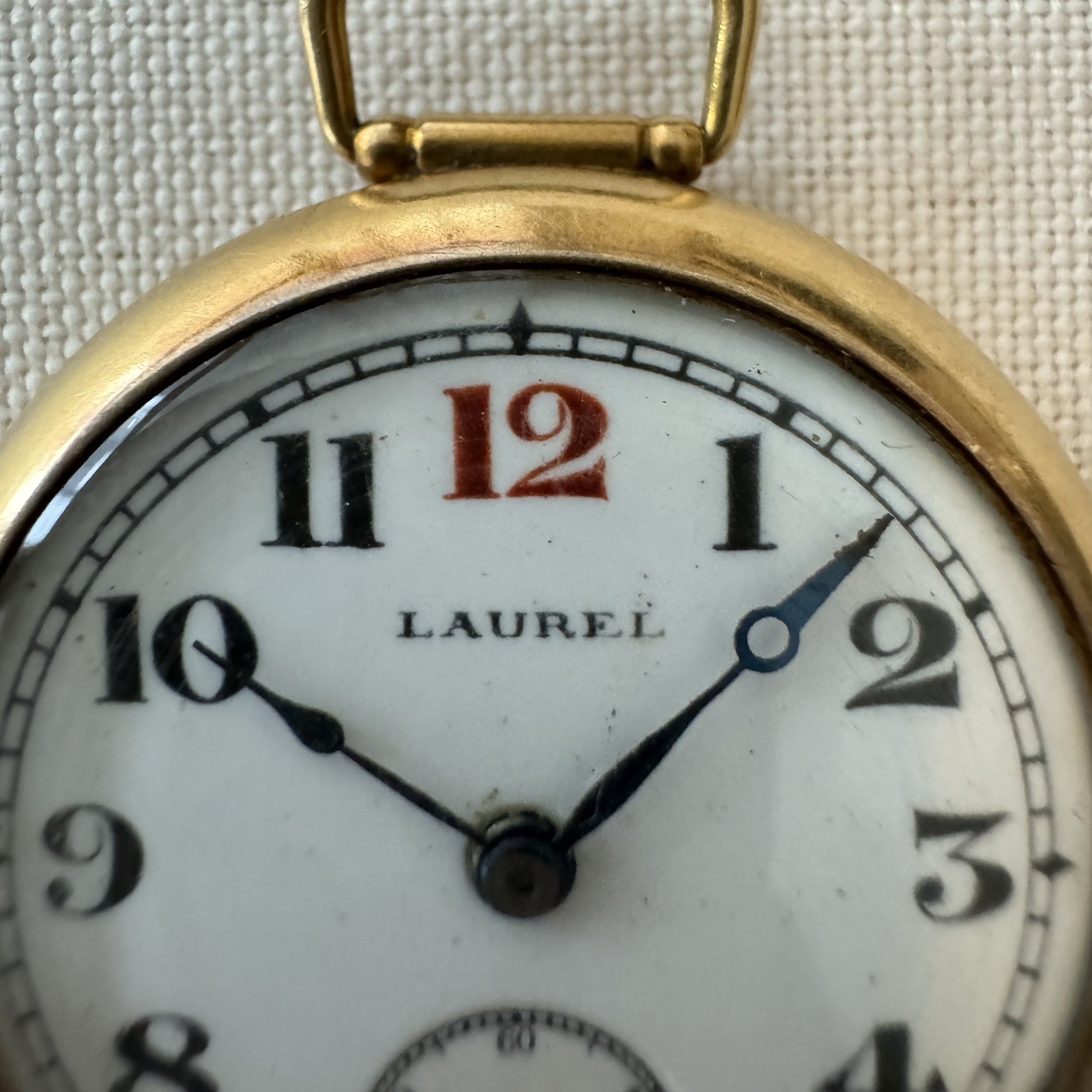 Antique Laurel (Seiko) ‘1913’ Manual Wind Wristwatch – 18K Yellow Gold