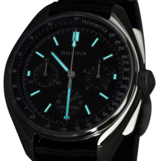 Bulova Lunar Pilot Archive Series Sapphire Crystal Chronograph Watch 96A225