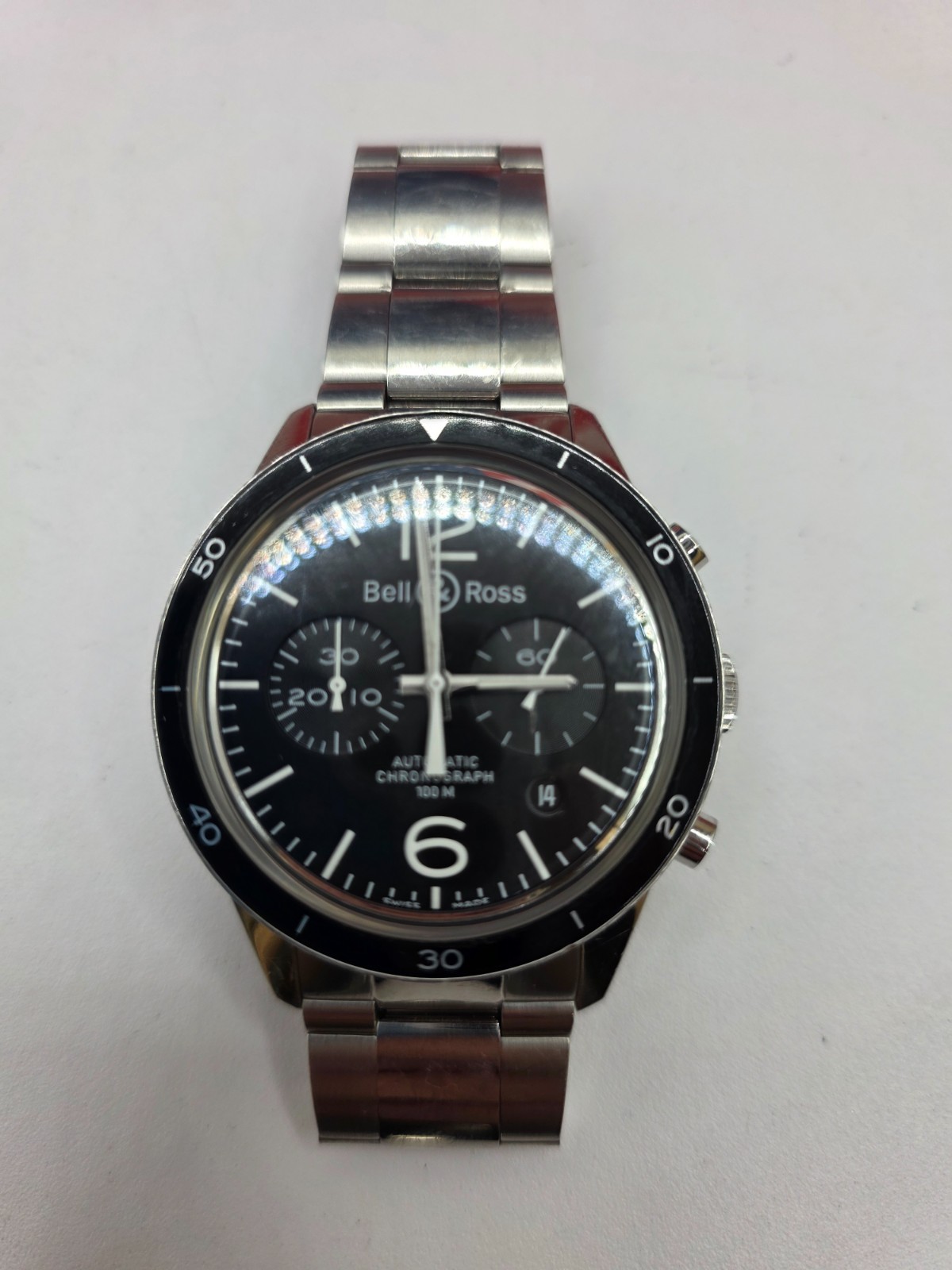 BELL &ROSS BR126-95-SP AUTOMATIC 42mm WATCH CHRONOGRAPH