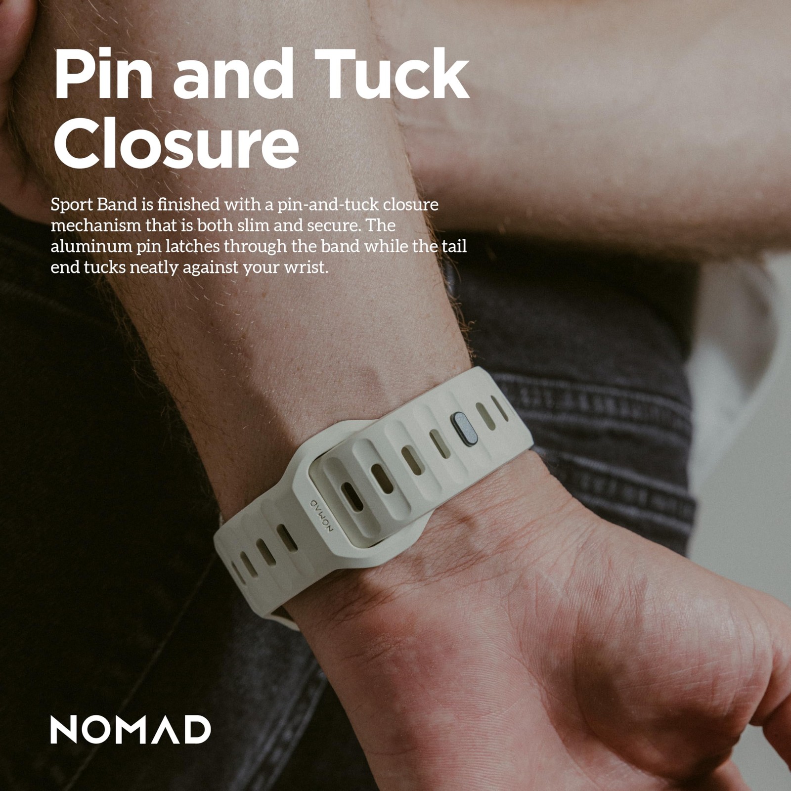 Nomad Sport Band 45mm Apple Watch Ultra 2 Series 11 Ultra 1-3 SE Modern Athletic