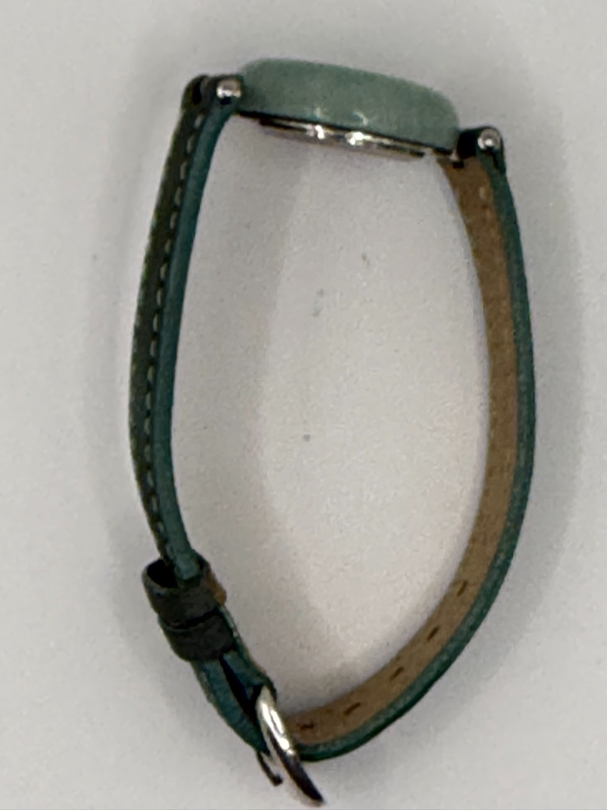 Peyote Bird Jade Green Watch Womens 24mm .925 Silver Leather Strap New Battery!