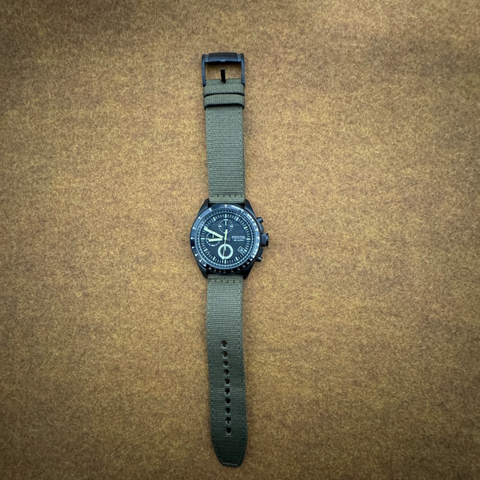 Fossil Decker – Black and Army Green – CH2687