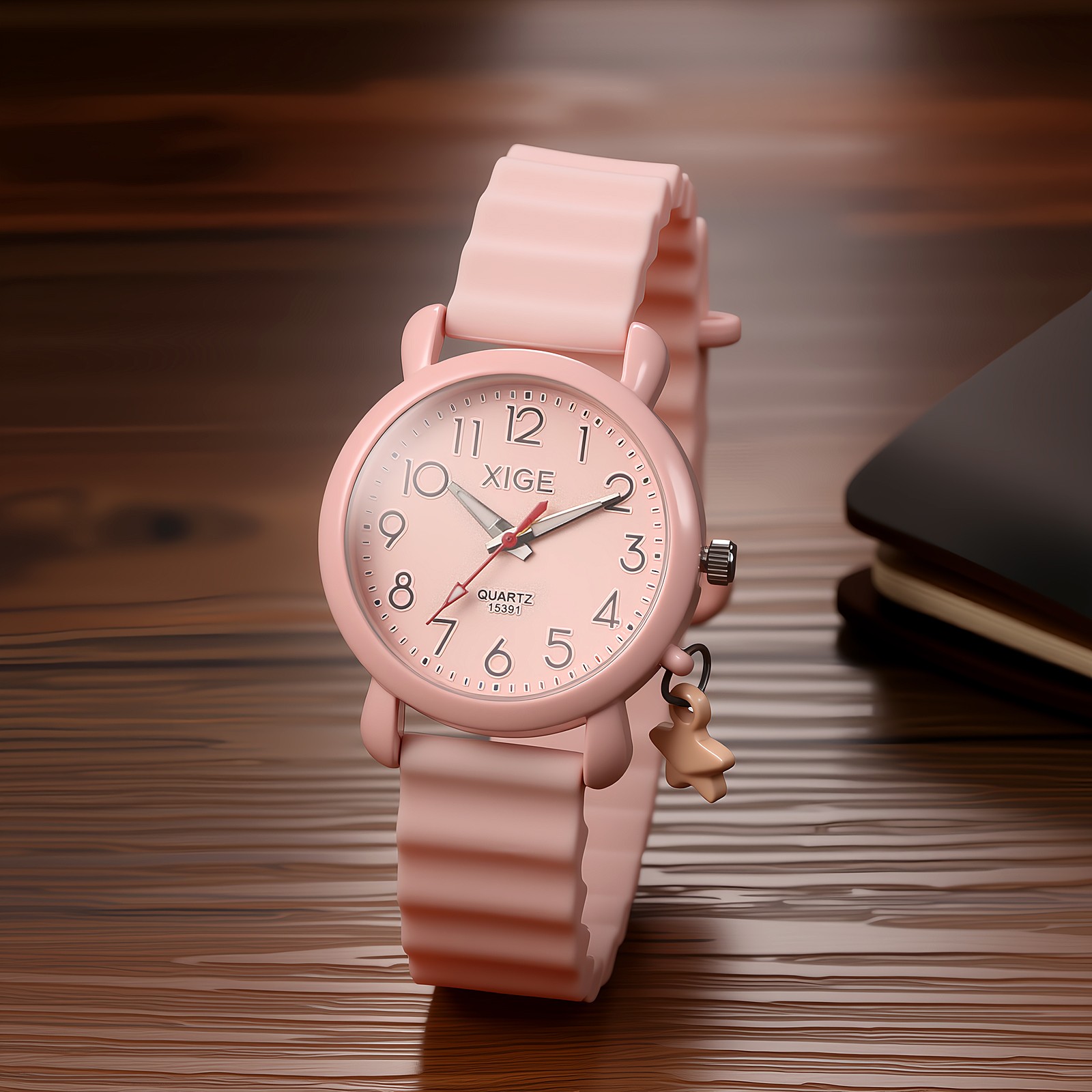 Students Silicone Strap Quartz Sport Wrist Watch Macaron Color Teen Holiday Gift