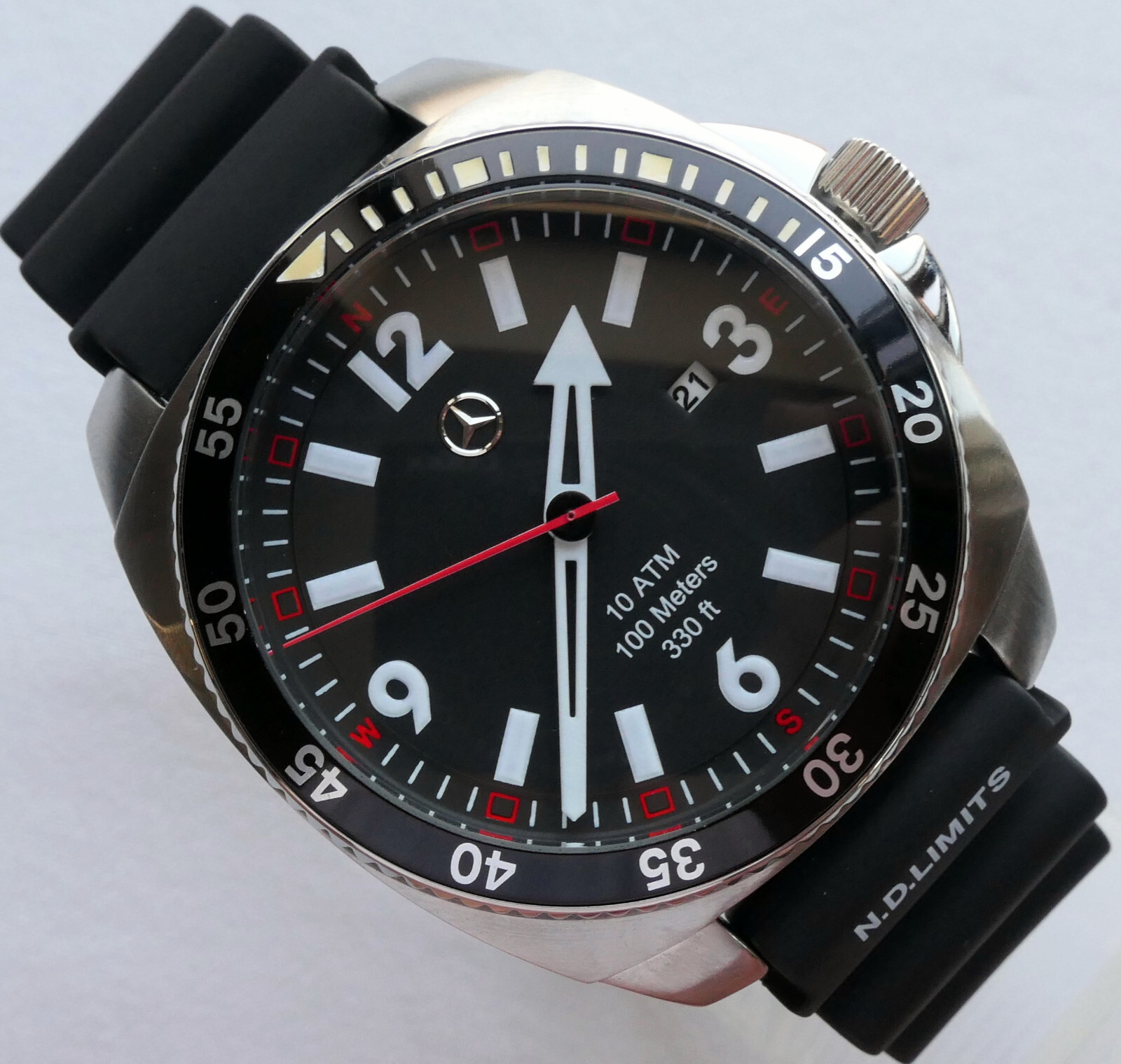 Mercedes Benz Motorsport Racing AMG DTM Pilot Aviator Sport Car Accessory Watch