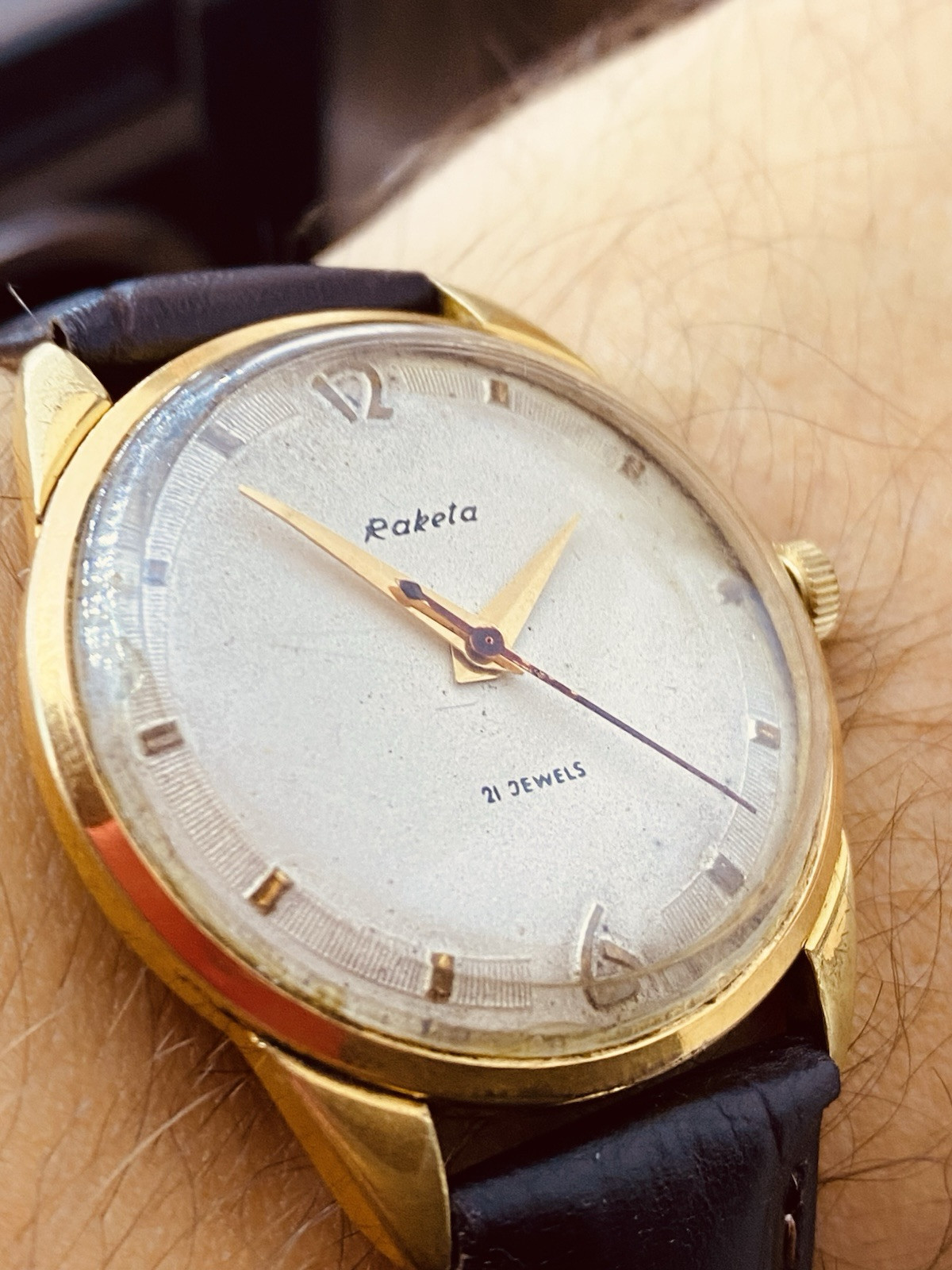 1970s RAKETA Baltika 2609 AU vinatge USSR Soviet watch 19 jewels #7658