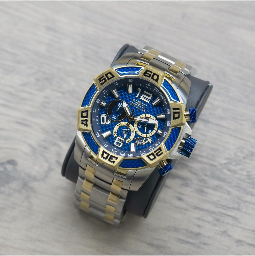 Men’S 25852 Pro Diver Analog Display Quartz Gold Watch