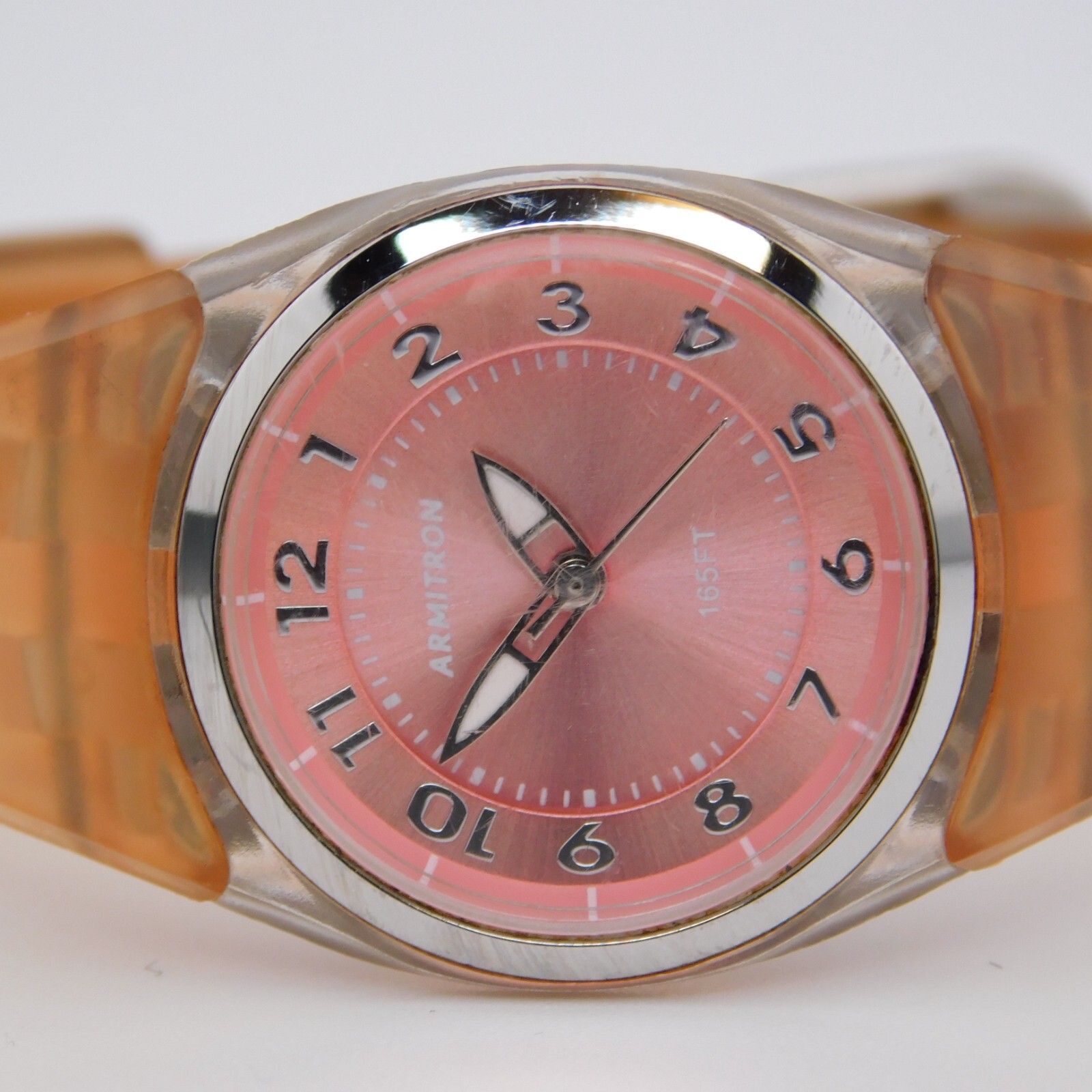 ARMITRON 25/6434 Acrylic Case Quartz Analog Women’s Watch New Battery