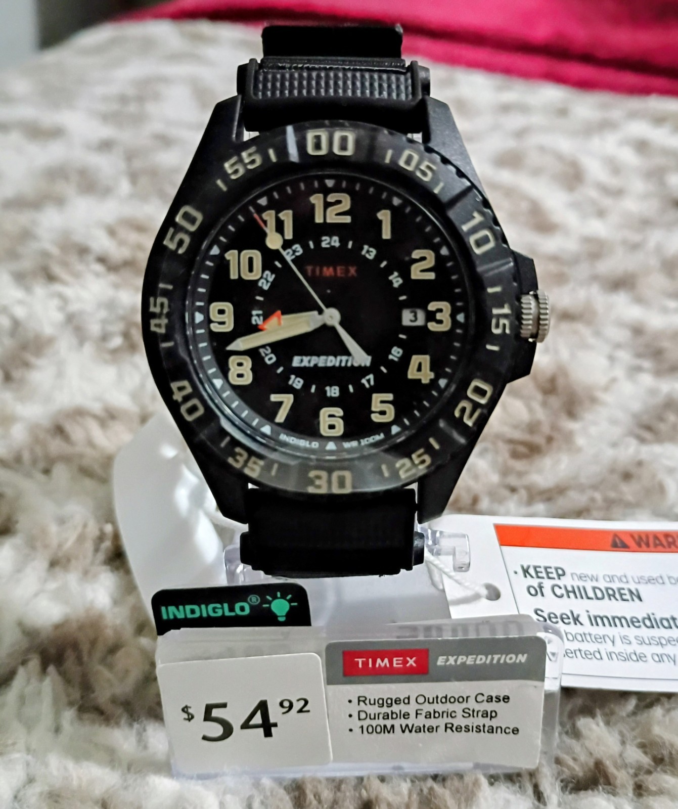 Timex Expedition Acadia Men’s Quartz Watch Black Dial Date 100m