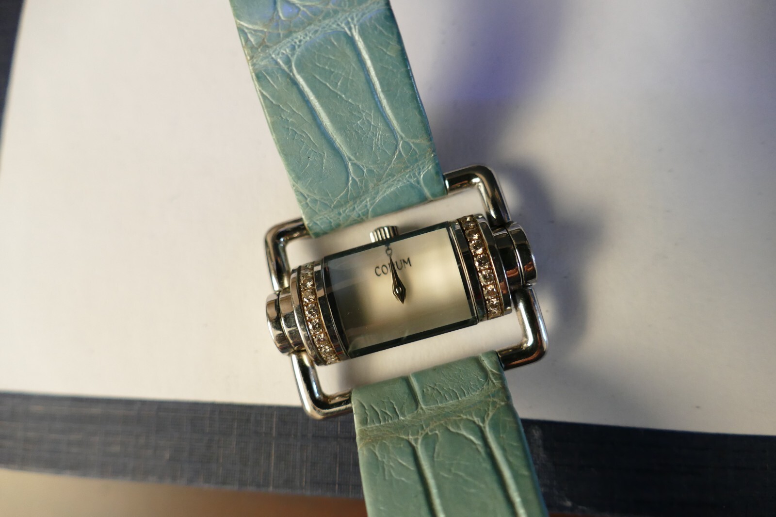 Corum ladies womans Horizontal Diamond jewellery watch lv 130.330.47 £3950
