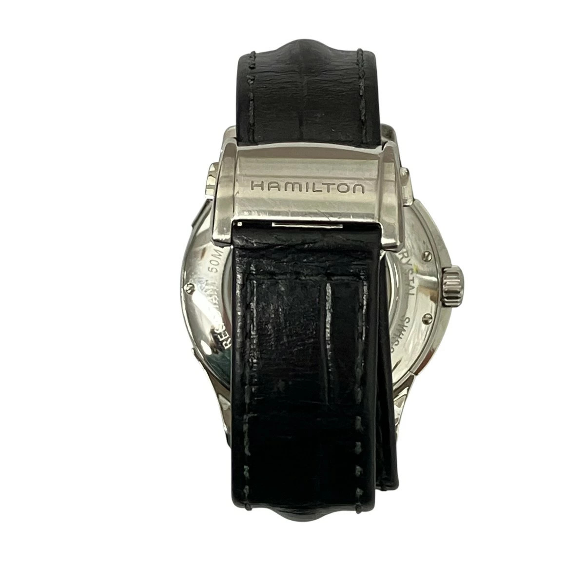 [B1R] Hamilton Jazzmaster Small Second Silver Black Dial Watch [v2y]