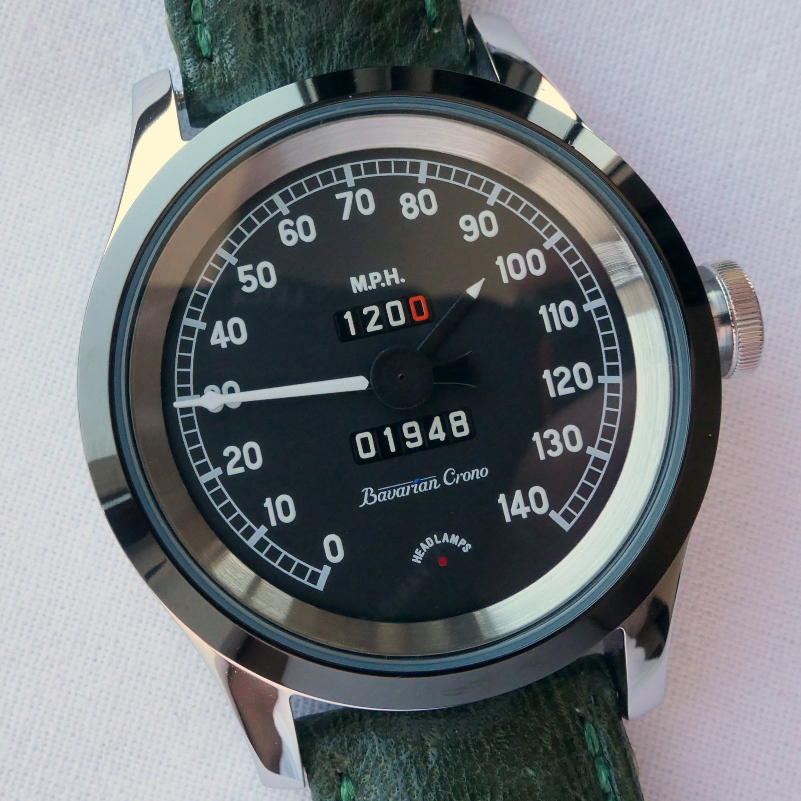 Jaguar XK120 XK 120 Classic British Sport Car Speedometer Accessory Swiss Watch