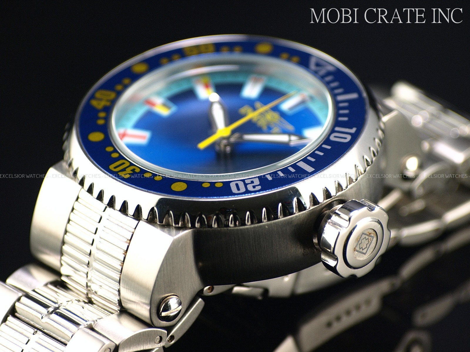 Rare Invicta Men’s 52mm Pro Diver NH35A AUTOMATIC Blue Dial SS 500m Watch