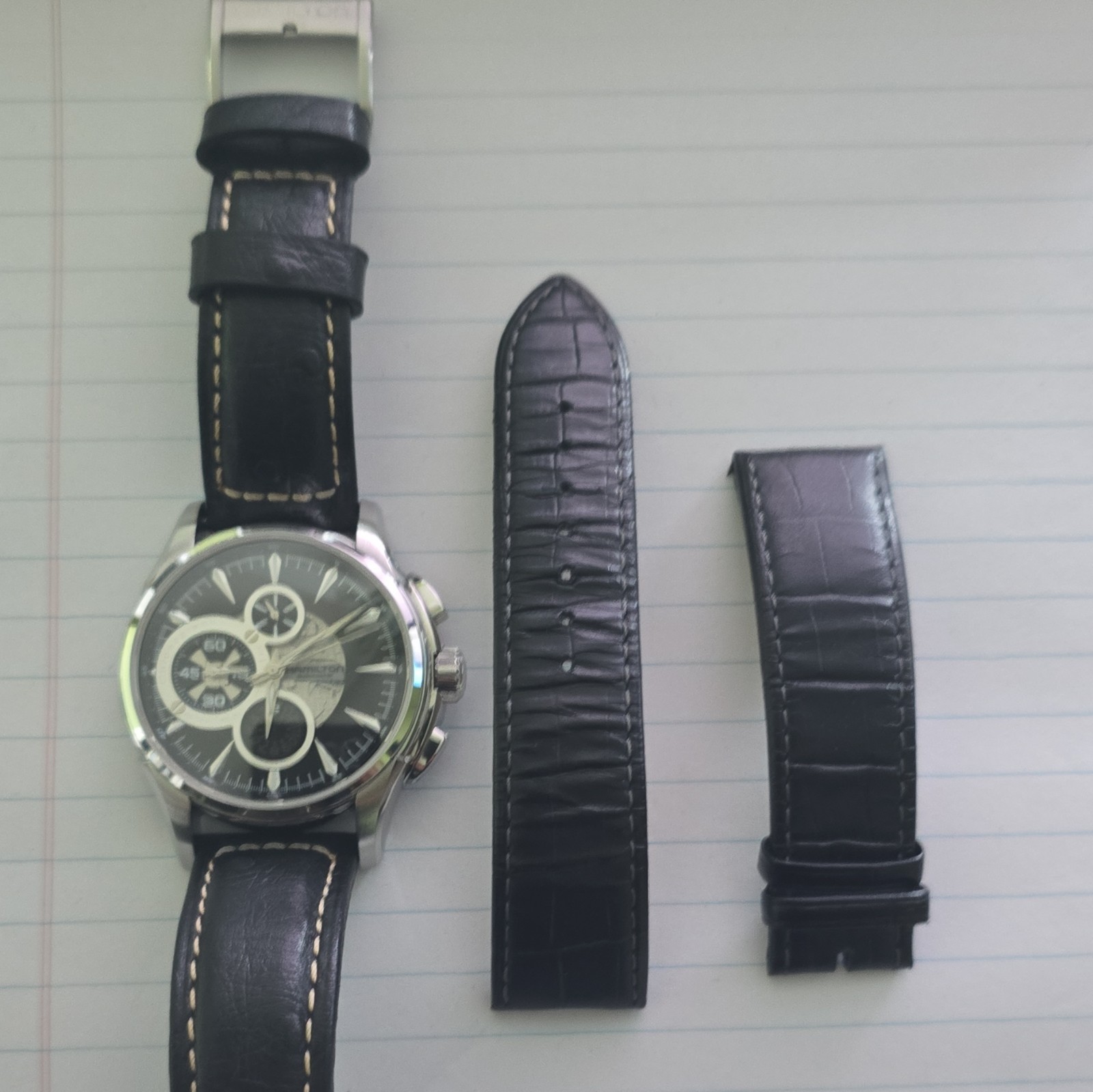 HAMILTON Jazzmaster Open Secret Auto Chrono Working