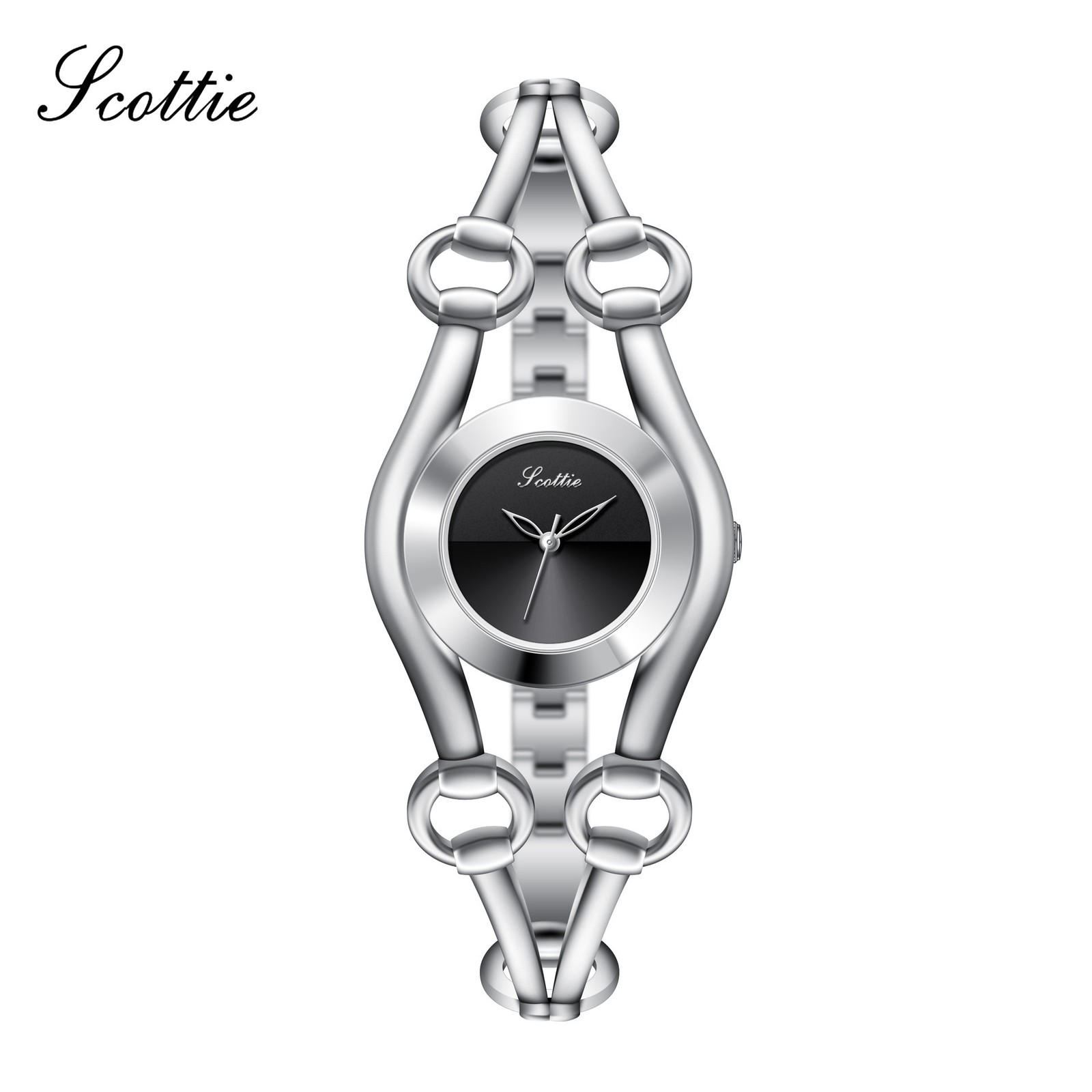 Women Hollow Design Quartz Watch Elegant Jewelry Clasp Fashion Wristwatch New