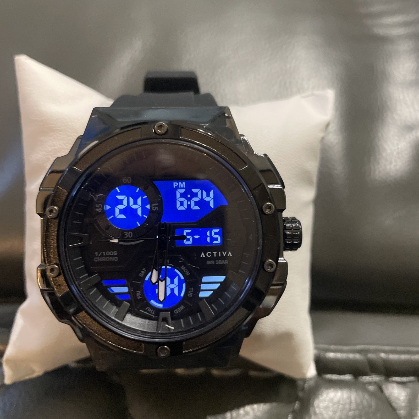 New In Box! Activa Digital Essentials watch 51mm Men’s Analog Black